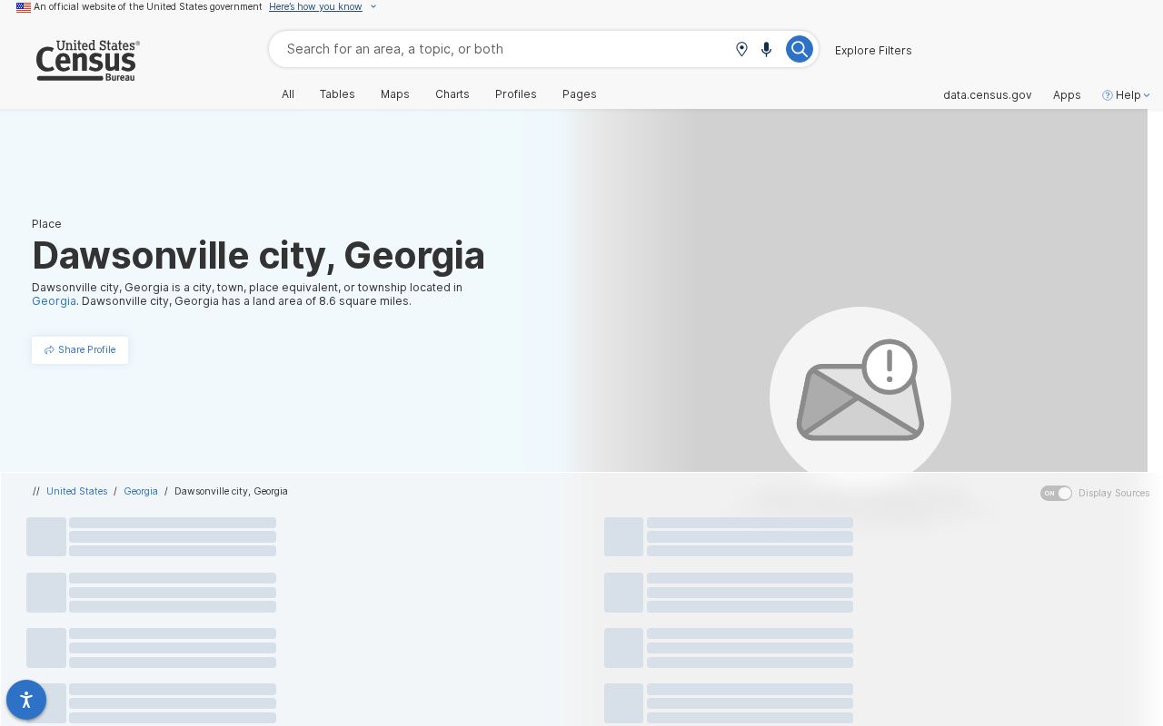Dawson County criminal records and Dawsonville Census profile