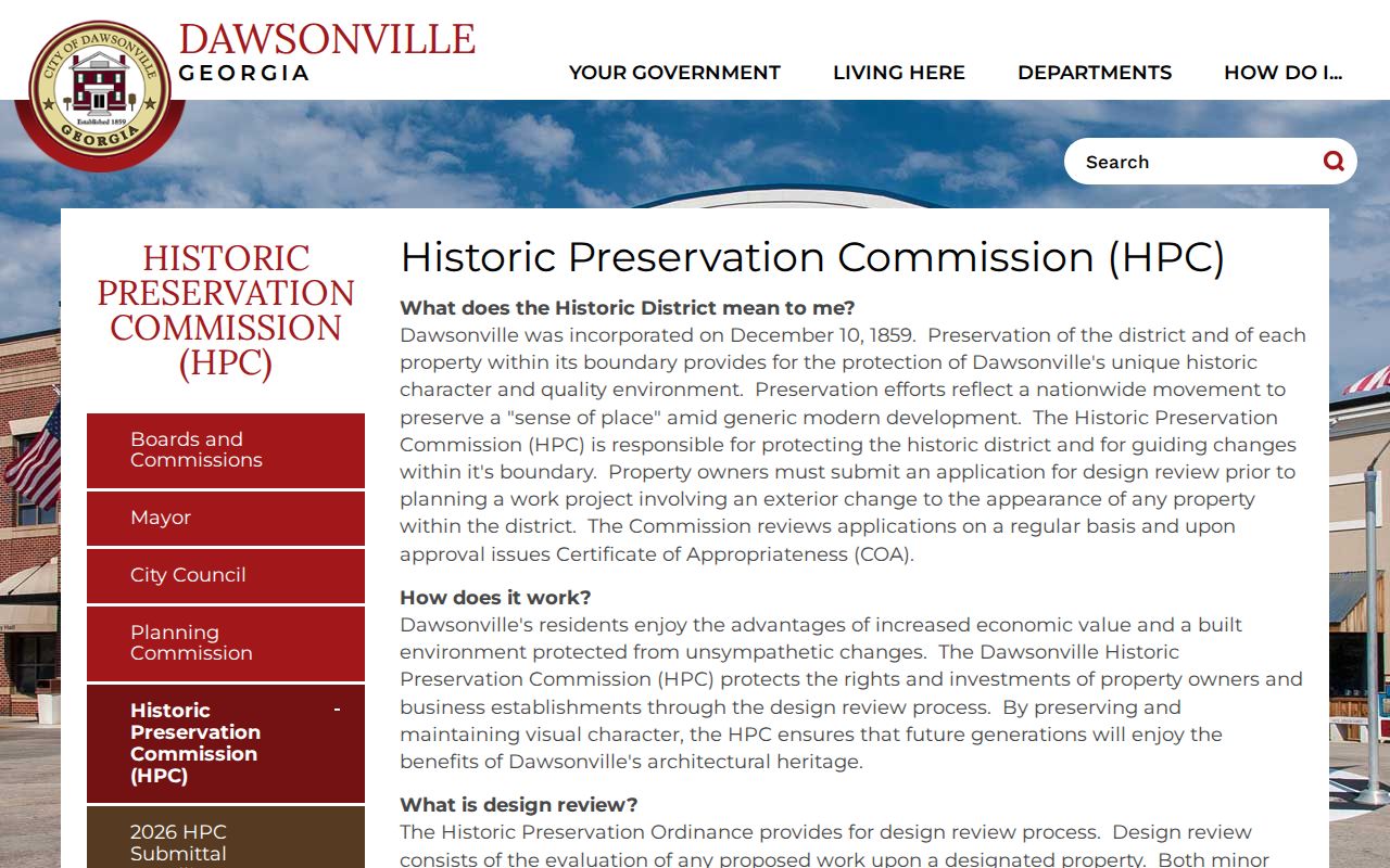 Dawsonville criminal records historic city context
